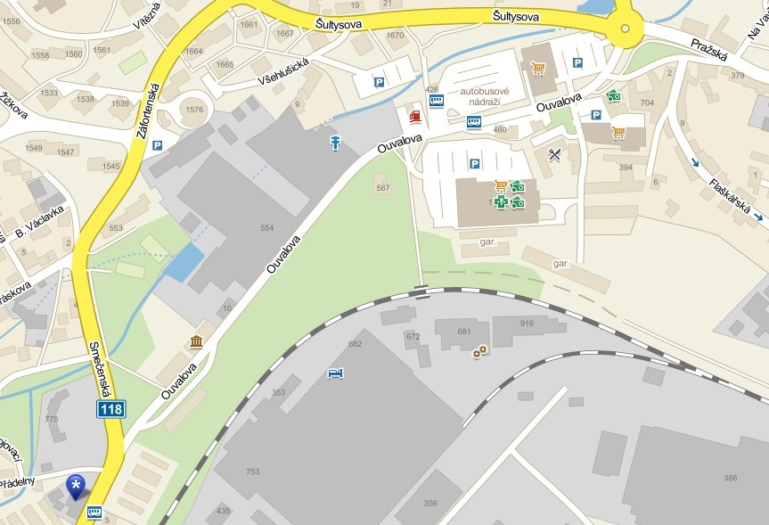 mapa kudy k nám
